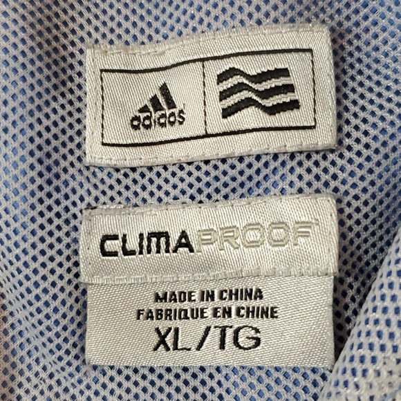Adidas Blue Climaproof Wind High Performance Coat - Picture 5 of 5